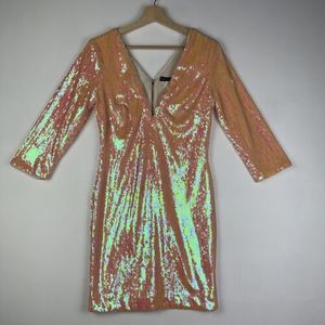 Venus Iridescent Mermaid Pink Fairy Party Dress‎